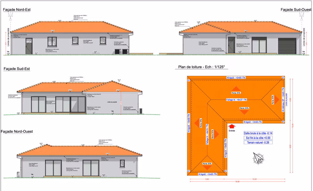 Maison 4 pieces 109m2 a vendre a Tosse - Photo 7/8